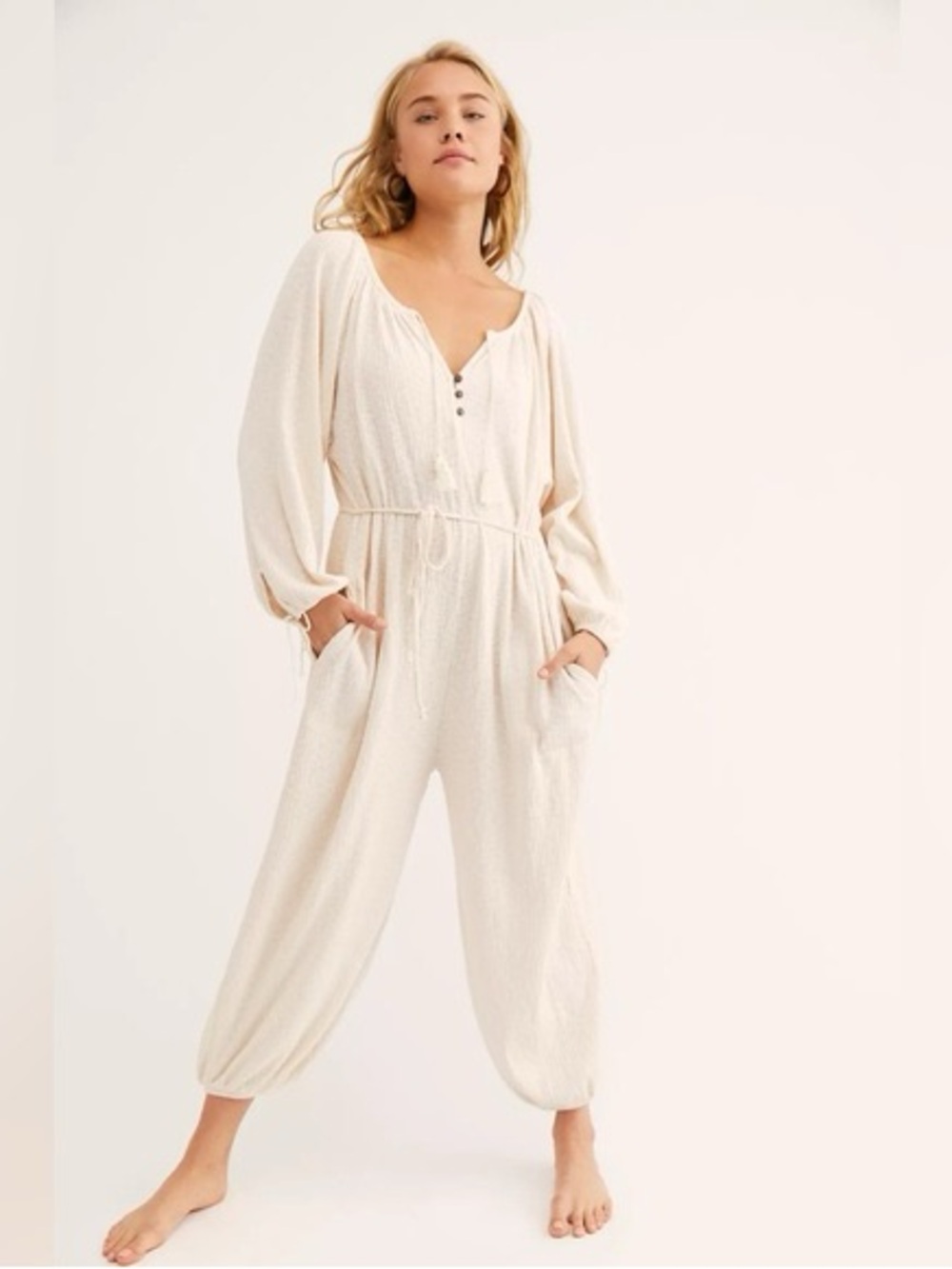 Free People Beach Neptune Jumpsuit — size Medium